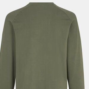 Off-Race Patch Long Sleeve T-Shirt — Dusty Olive